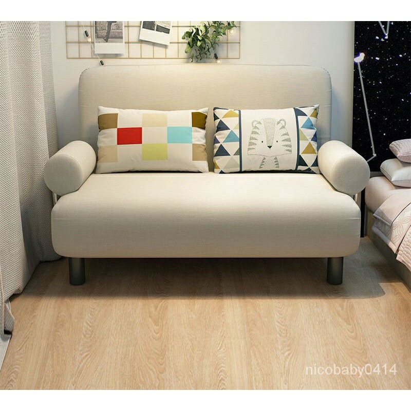 【輕奢時尚沙髮】多功能可折疊沙髮床兩用單人雙人三人沙髮客廳小戶型1.2米1.5米 BUMC