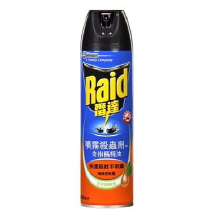 Raid雷達 噴霧殺蟲劑-柑橘精油(500ml/瓶) [大買家]