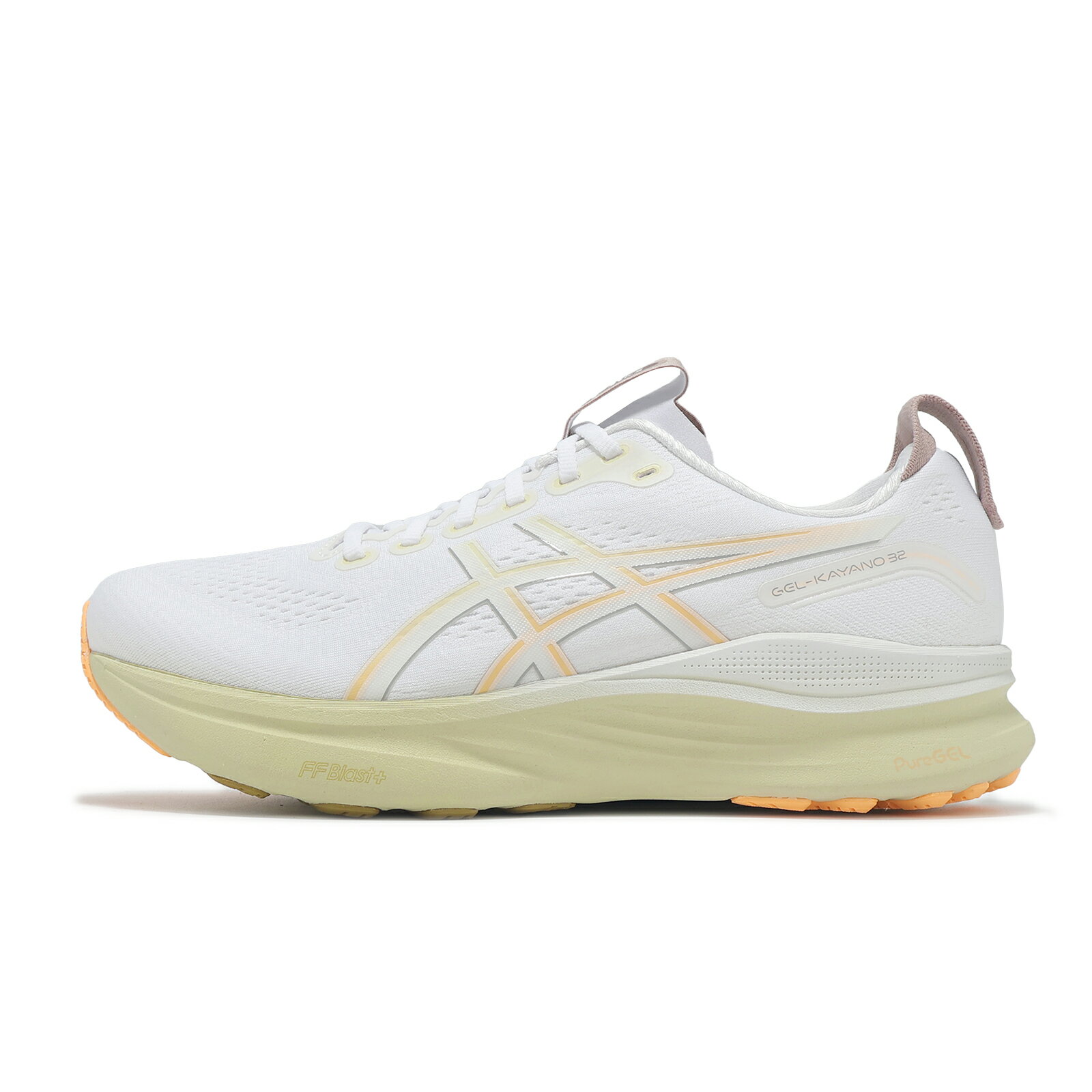 Asics 亞瑟士 慢跑鞋 GEL-Kayano 32 2E 寬楦 男鞋 白 橘 支撐 運動鞋 亞瑟士