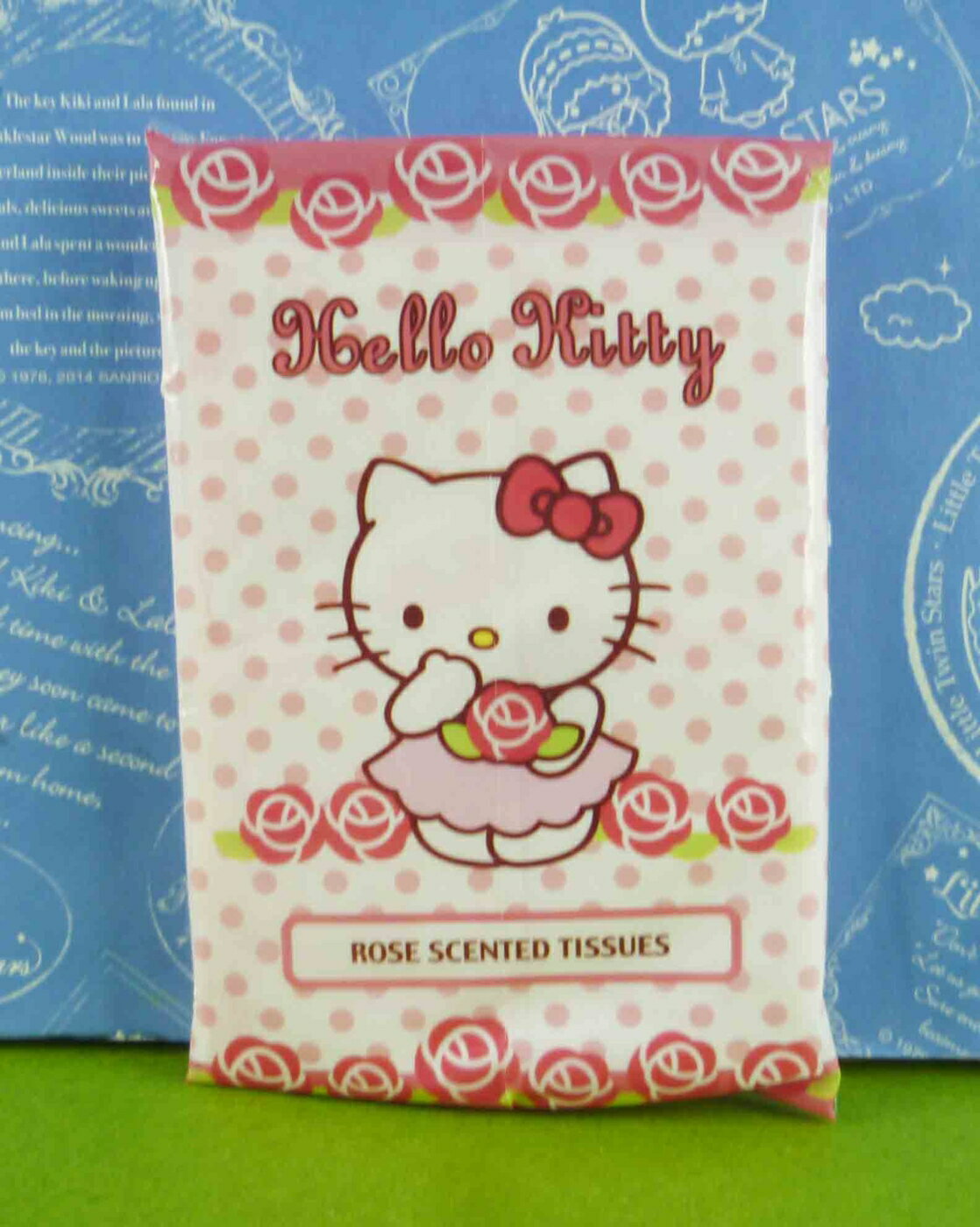 【震撼精品百貨】Hello Kitty 凱蒂貓 袖珍包面紙-香味-玫瑰花造型【共1款】 震撼日式精品百貨