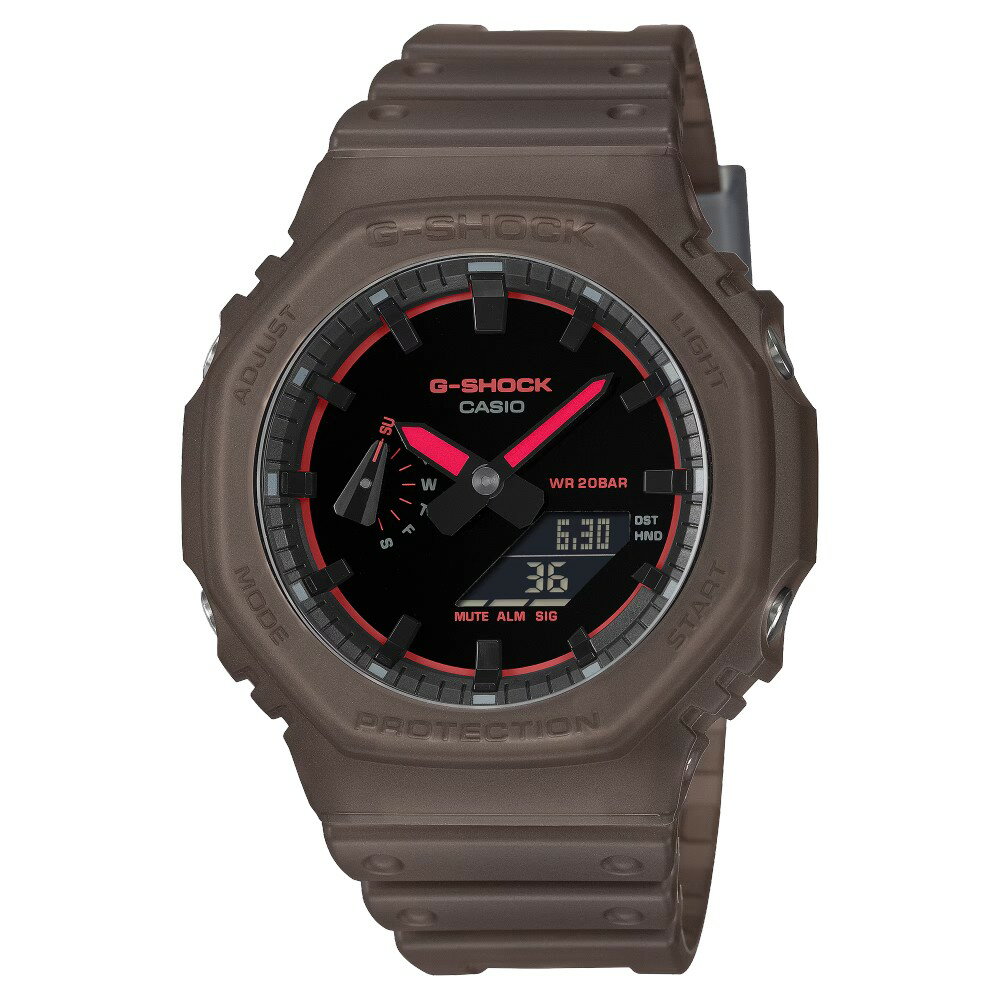 CASIO 卡西歐 G-SHOCK 2100系列 GA-2100K-5A 神秘光影 夜生活風格八角形時尚腕錶 45.4mm｜樂天領券現折★全館特惠中★指定刷卡回饋10%