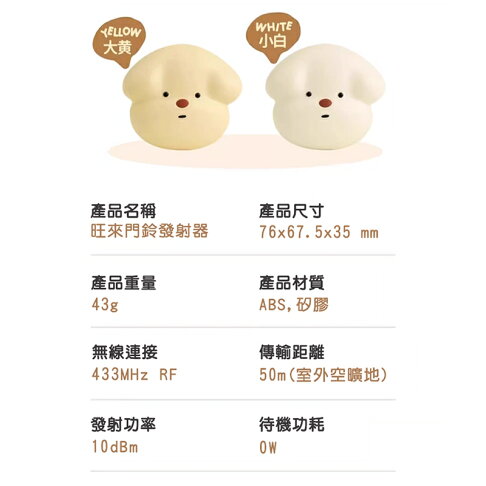 MUID覓逗 旺來自發電無線門鈴HR02【APP享6%回饋】 8