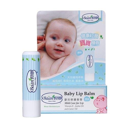 貝恩Baan 嬰兒修護唇膏(原味)(4716357206335) 99元