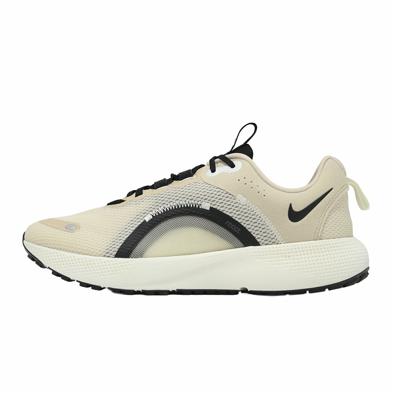 Nike 慢跑鞋 W React Escape RN 2 女鞋 米白 黑 緩衝 運動鞋 DJ9976-100