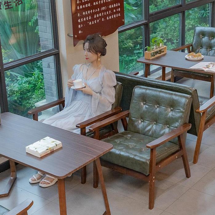 工廠直銷 復古桌椅 酒吧清吧奶茶店咖啡廳桌椅組合 現代簡約餐廳卡座沙發 洽談酒館商用休閑桌椅新店開業 全館折扣 售後保障 優選/免運