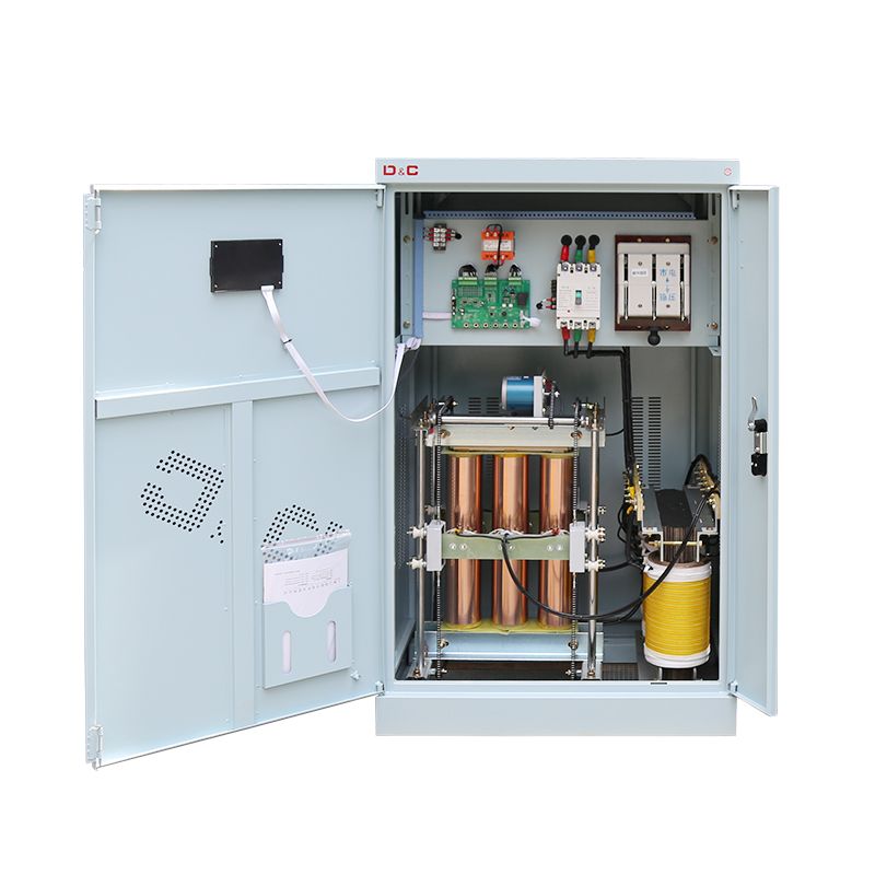 三相穩壓器 德力三相智能大功率補償式穩壓器工地節能電力隧道升壓器100KV 3