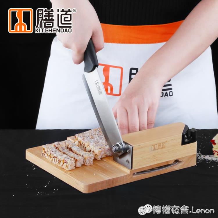 阿膠糕專用切片機家用小型手動牛軋糖芝麻糖切塊切片年糕臘肉切刀