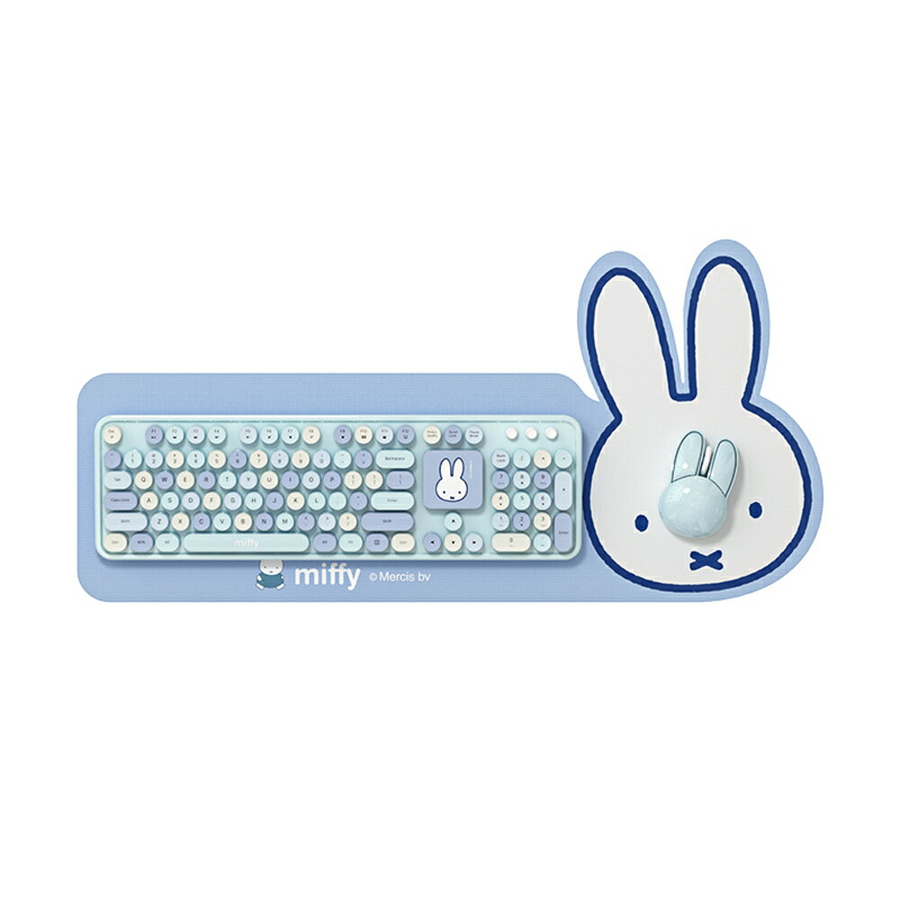 Miffy x MiPOW LQ米菲104鍵全尺寸無線鍵盤滑鼠套裝組MPC006 0