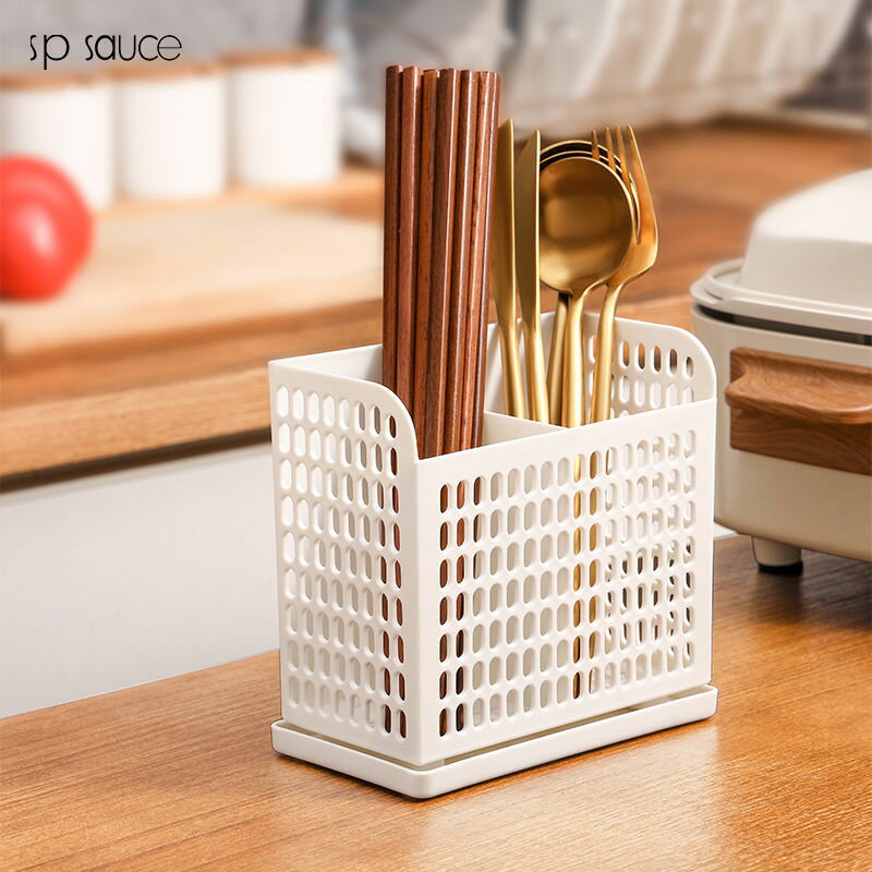 筷子簍置物架托多功能瀝水筷子籠家用筷籠筷筒廚房餐具勺子收納盒