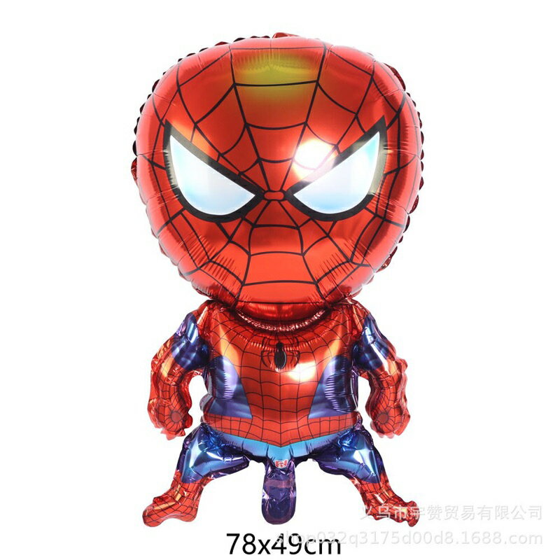 【高雄現貨商品 當天出貨】手拿棒氣球 造型卡通漫威氣球 復仇者聯盟 蜘蛛人 生日氣球 慶生派對 獎勵禮品