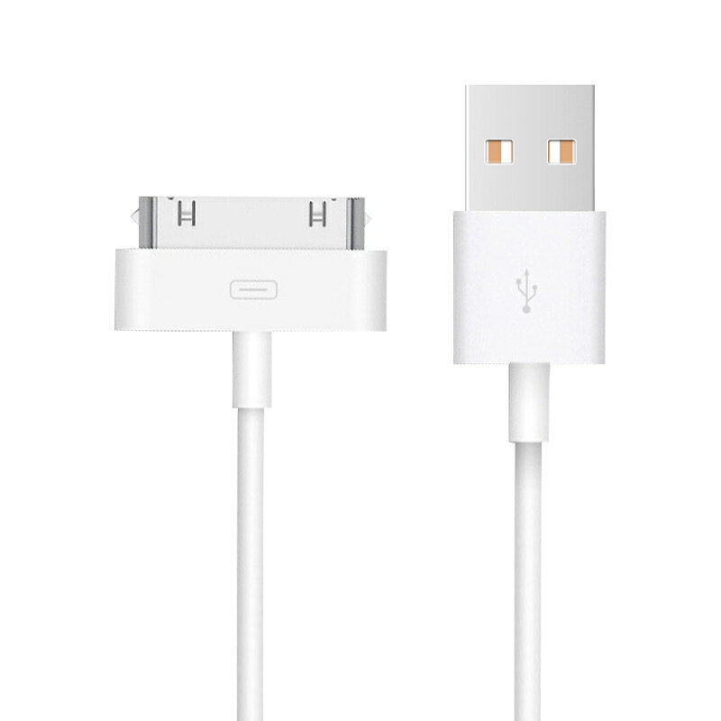 適用於iphone4s數據線蘋果4充電線ipad2蘋果手機ipod老款寬口寬頭#有米家居#