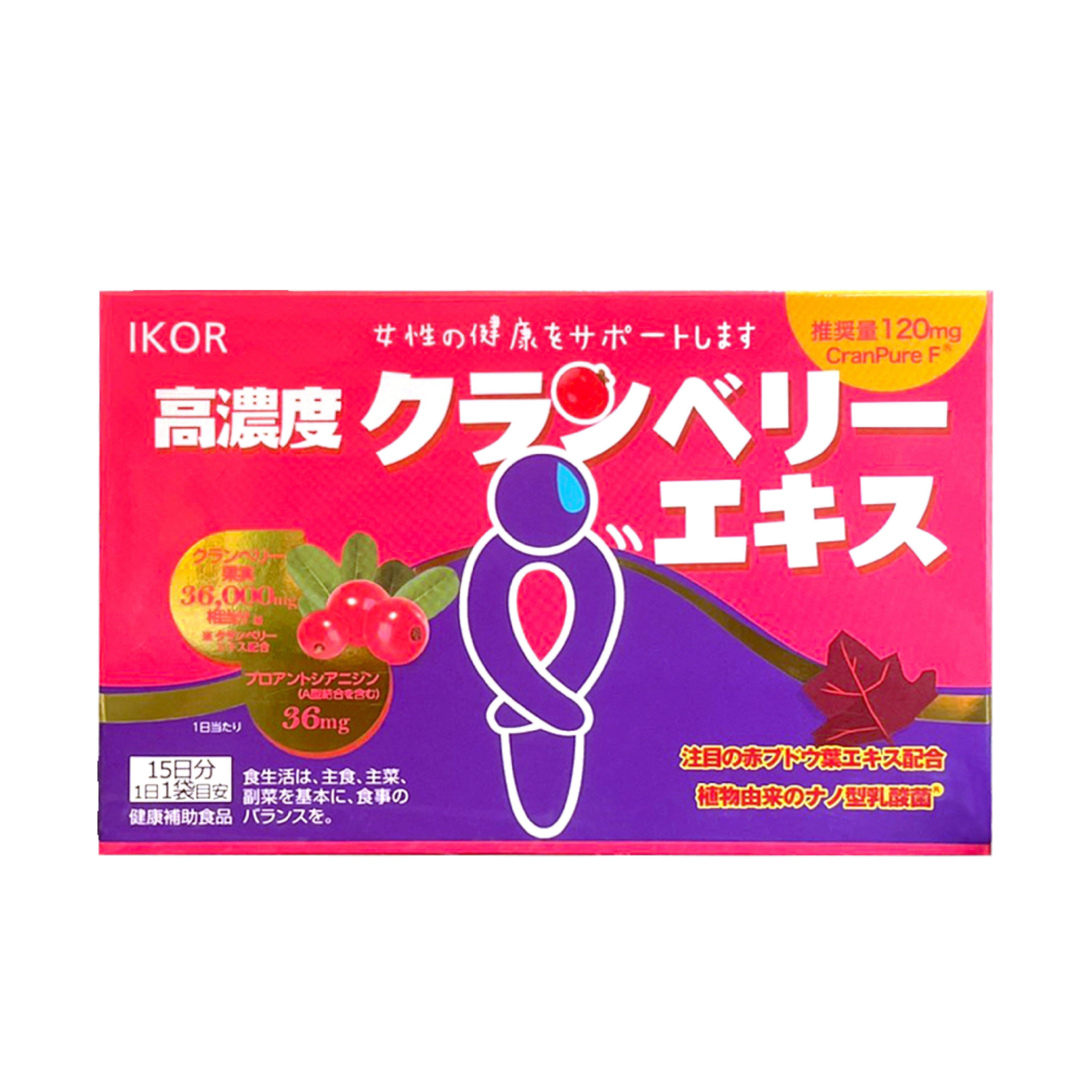日本 15天份 私舒蔓 蔓越莓 益生菌 IKOR