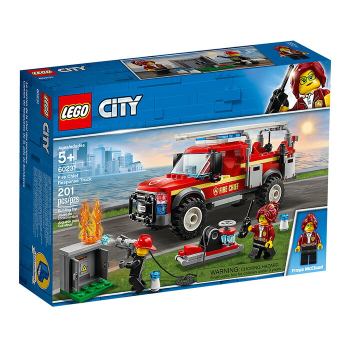 LEGO 樂高 City 城市系列 60231 消防隊長救援卡車 【鯊玩具Toy Shark】