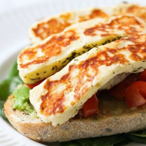 《AJ歐美食鋪》冷藏 賽普勒斯 哈嚕米 乾酪 奶素 Halloumi Cheese Block 煎、烤、炸 8