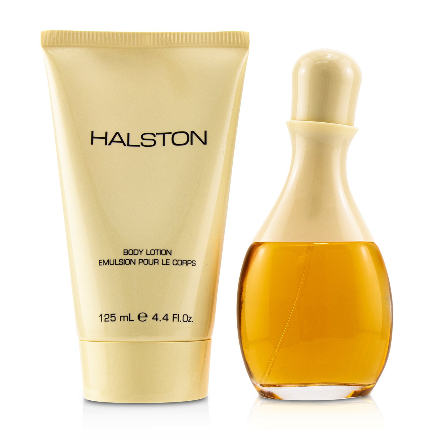 候斯頓 Halston - 候斯頓女士香體套裝: 古龍噴霧 50ml/1.7oz + 身體乳 125ml/4.4oz
