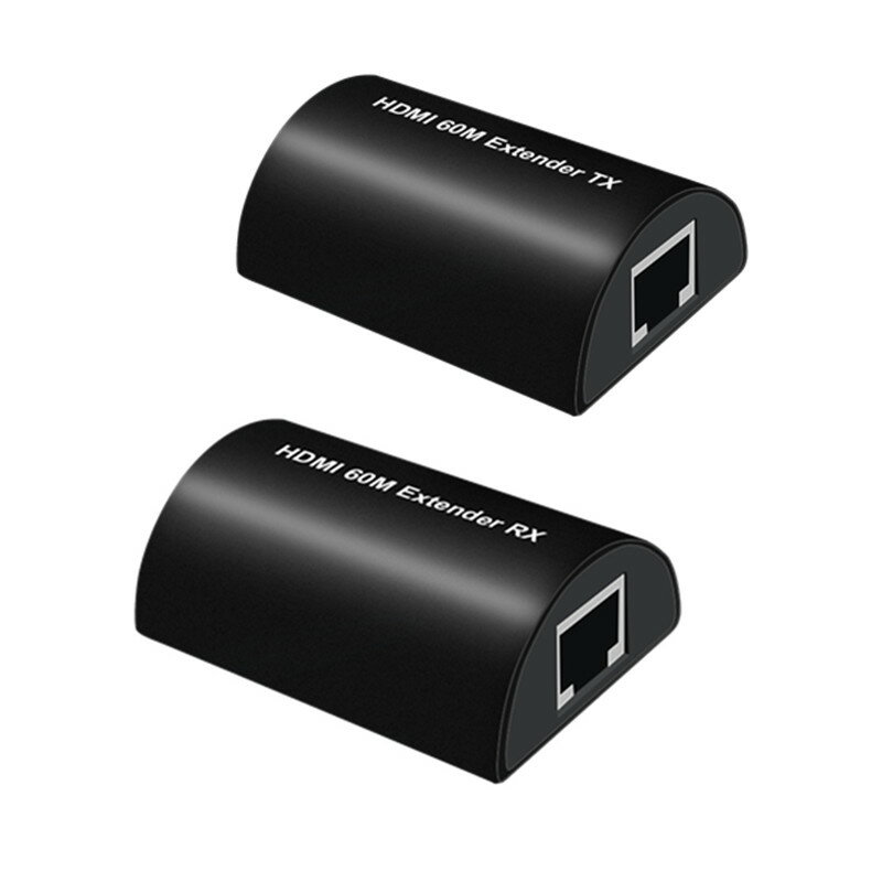 HDMI單網線延長器60米HDMI轉rj45網路延長放大器電視便攜式轉換器