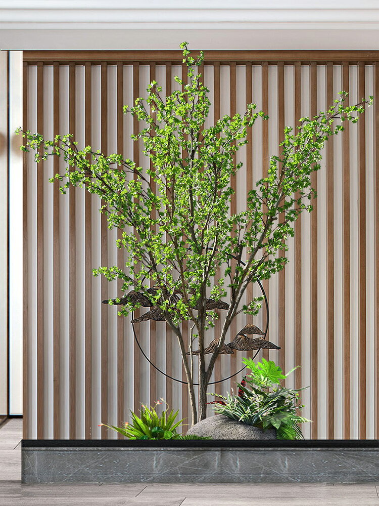 美空仿真吊鐘植物擺件北歐綠植仿真樹裝飾室內馬醉木落地盆栽