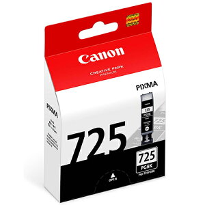 【佳能Canon】PGI-725 BK 黑色原廠墨水匣
