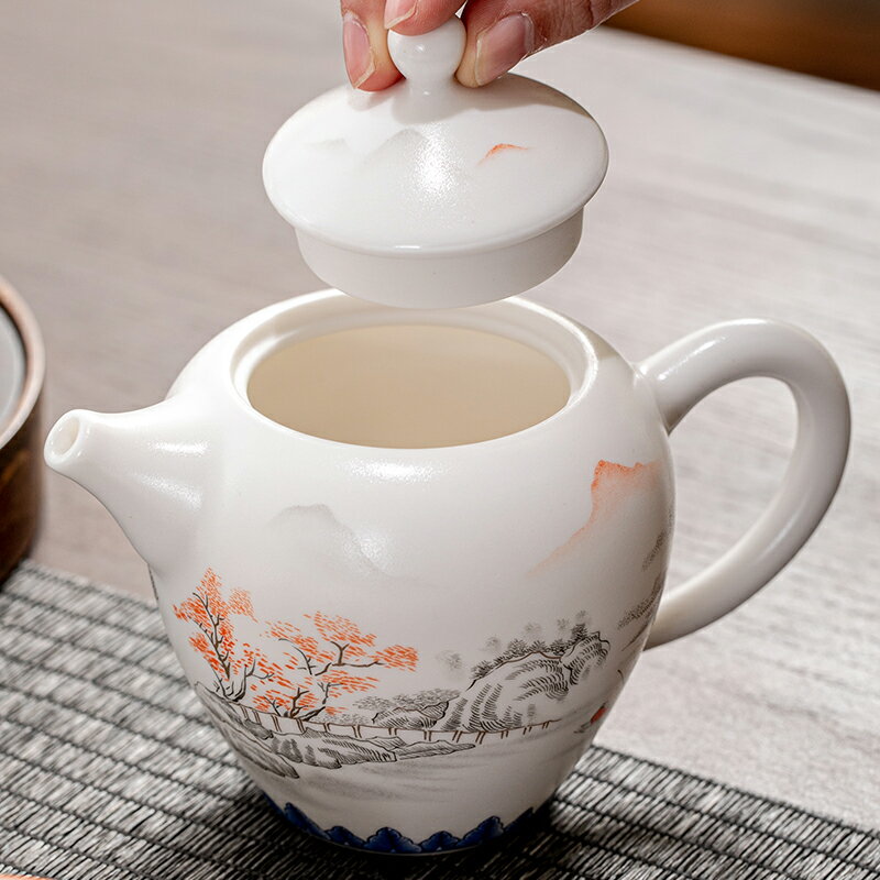 金絲琺瑯彩茶壺個性創意功夫茶具泡茶壺家用球孔手工美人壺