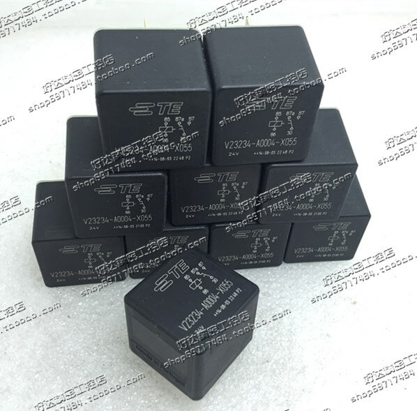 全新原裝美國TE泰科tyco汽車繼電器V23234-A0004-X055 24VDC 包郵