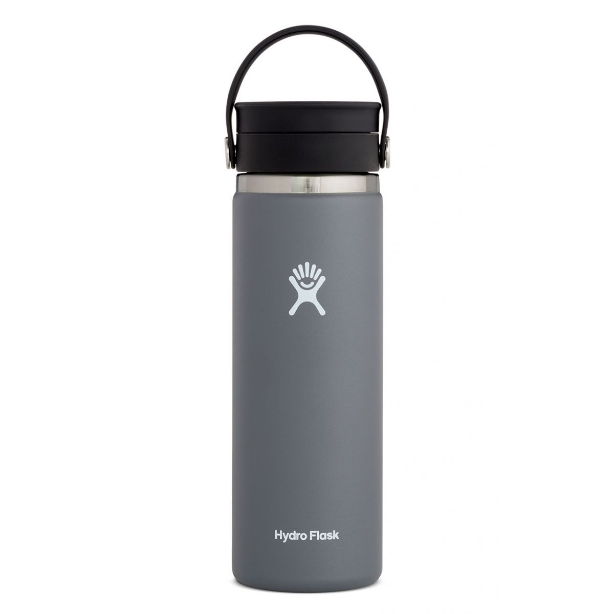 【【蘋果戶外】】Hydro Flask【咖啡蓋 / 寬口 / 591ml】20oz 石板灰 美國不鏽鋼保溫保冰瓶 保冷保溫瓶 不含雙酚A