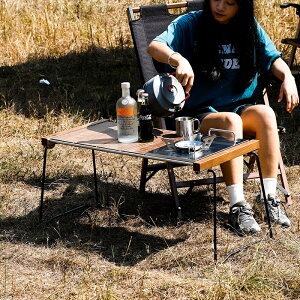 戶外IGT露營裝備野營餐桌tnr桌實木摺疊便攜式多功能戰術組合桌子