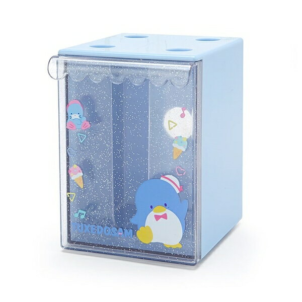 【震撼精品百貨】Tuxedo Sam Sanrio 山姆藍企鵝~日本三麗鷗SANRIO山姆企鵝單抽積木收納盒*09280