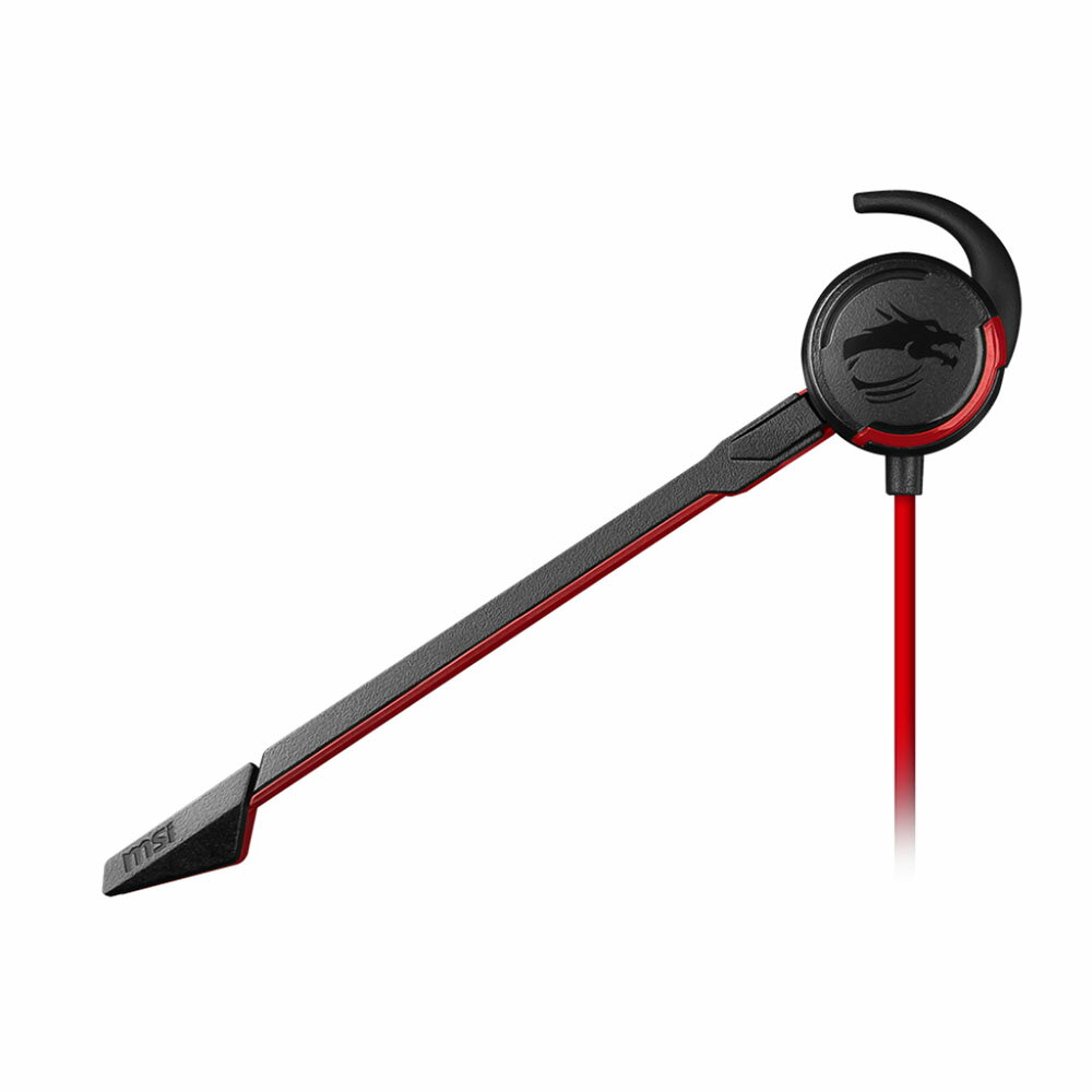 MSI微星 GH10 In-ear GAMING Headset 耳塞式電競耳機 S37-2100950-D22
