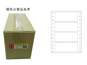 龍德 LD-601-W-B 單排 電腦列印標籤 (36X90mm) (8000張/箱)