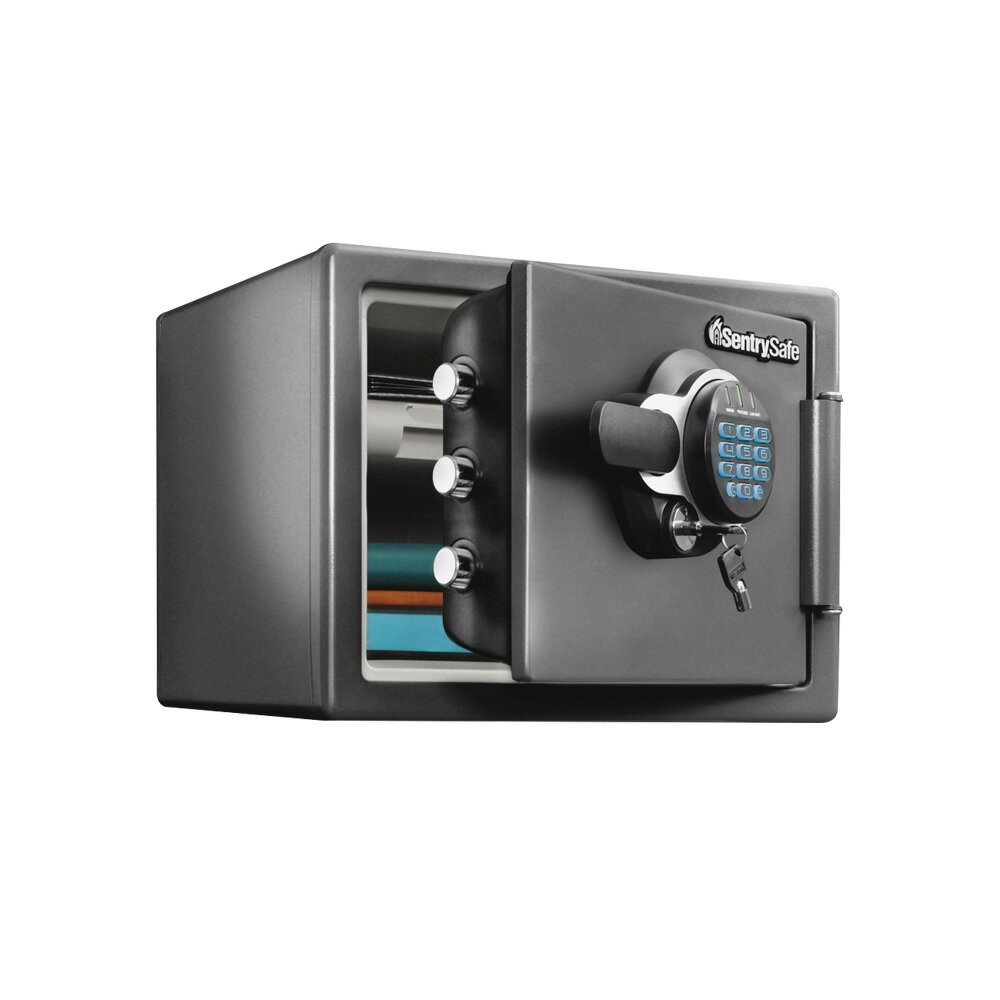 美國SentrySafe 按鍵式電子鎖防火防水金庫(小) 34.8x41.5x49.1 cm /台 SFW082GTC【領券滿額再折千12/31止】【領券滿額再折千12/31止】