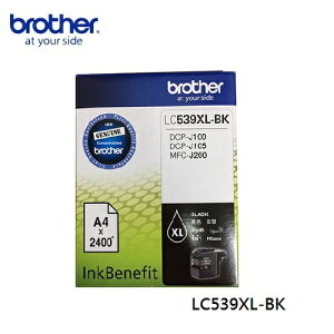 brother LC539XL-BK原廠高容量黑色墨水匣
