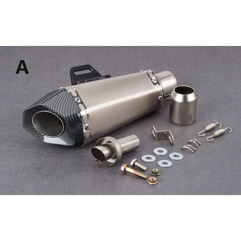 機車改裝排氣錐度小六角消聲器川崎忍者DUKE390 R25通用排氣管(大件宅配）