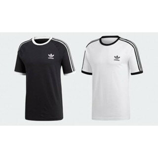 【JOKO JOKO】Adidas Originals 3-Stripes 三葉草 黑/白 短T