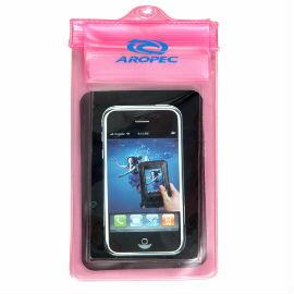 [ AROPEC ] 吊掛式手機防水袋 粉紅 / 公司貨 BB-AG01-190X100