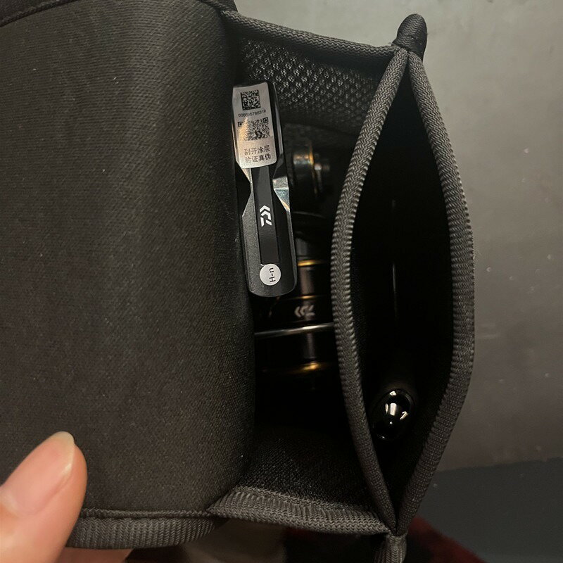 DAIWA達億瓦23新款漁輪收納袋紡車輪水滴輪卷線輪袋魚線輪袋輪包