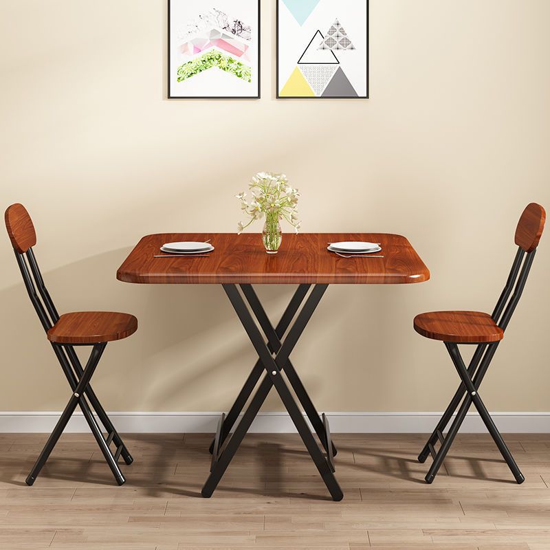 【免運】美雅閣| 折疊桌家用吃飯桌子折疊簡易小戶型餐桌椅組合手提式小桌子宿舍