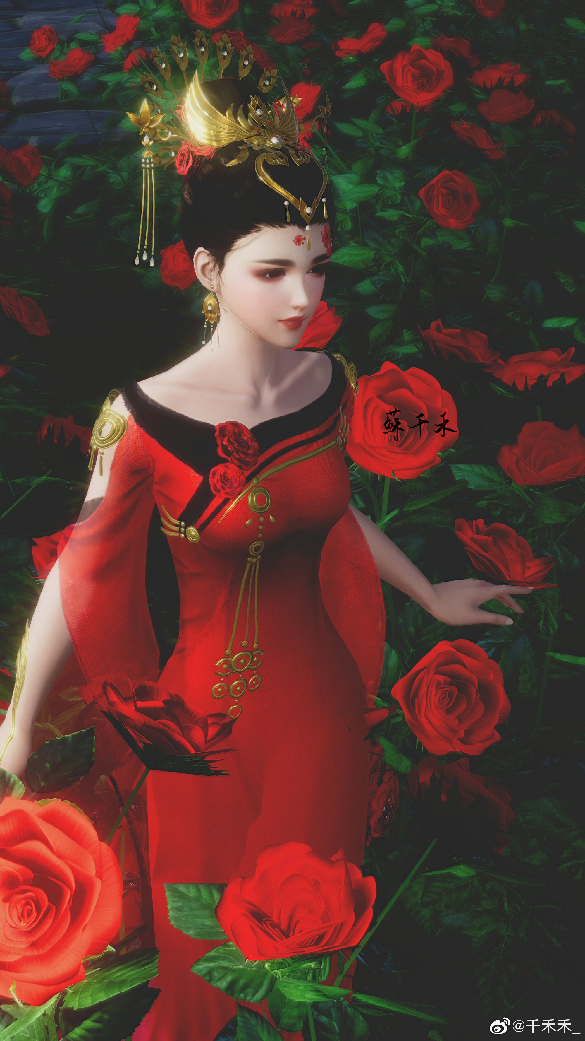 劍網3劍三劍3外觀紅紫黃白玫瑰月凝清宵高燭品玉流蘊嗅膩 夜斬白