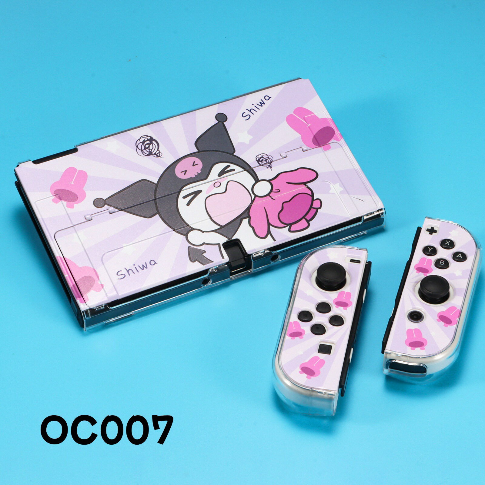 任天堂switch保護殼硬殼switcholed保護套卡通oled硬殼【Snowbelle優選】