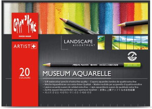 瑞士 CARAN D'ACHE 卡達 MUSEUM 博物館級水性色鉛筆 (20色) 風