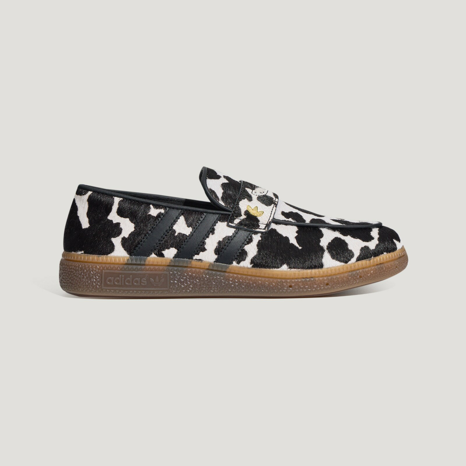 adidas 愛迪達 休閒鞋 Handball Spezial Loafer W 女鞋 樂福鞋 乳牛紋 LC3890
