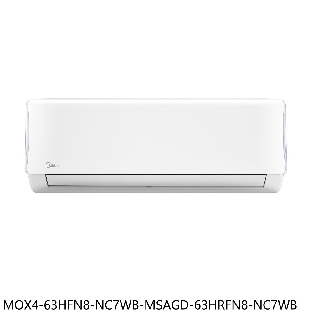 APP下單4%點數★美的【MOX4-63HFN8-NC7WB-MSAGD-63HRFN8-NC7WB】冷氣(商品卡6200元)
