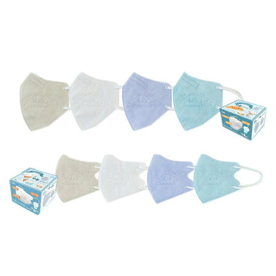 興安 三麗鷗醫療3D鋼印口罩 大耳狗甜筒款50入 (顏色隨機出貨)【九乘九購物網】