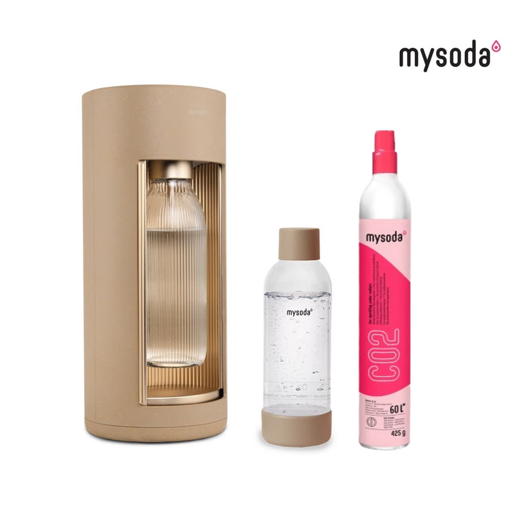 【mysoda】Glassy氣泡水機-絲楠金 GL004-DO【三井3C】