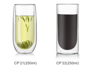 🌟現貨附發票🌟Linox CP-21 CP-22 雙層玻璃杯250ml 1入組 雙層杯 耐熱玻璃杯 雙層隔熱杯 非BODUM雙層杯