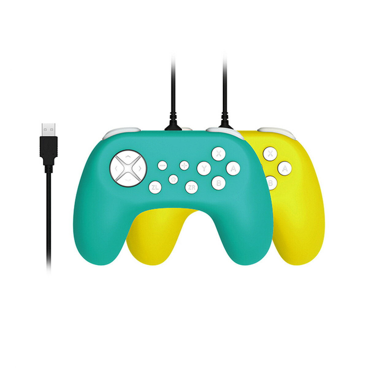 Switch/Switch lite有線遊戲雙手柄 ns/switch mini掌機主機手柄