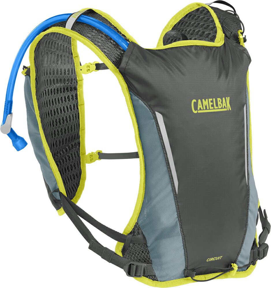 Camelbak Circuit 7 背負式馬拉松水袋背心(附1.5L快拆水袋) 石墨灰 水袋背心 背心