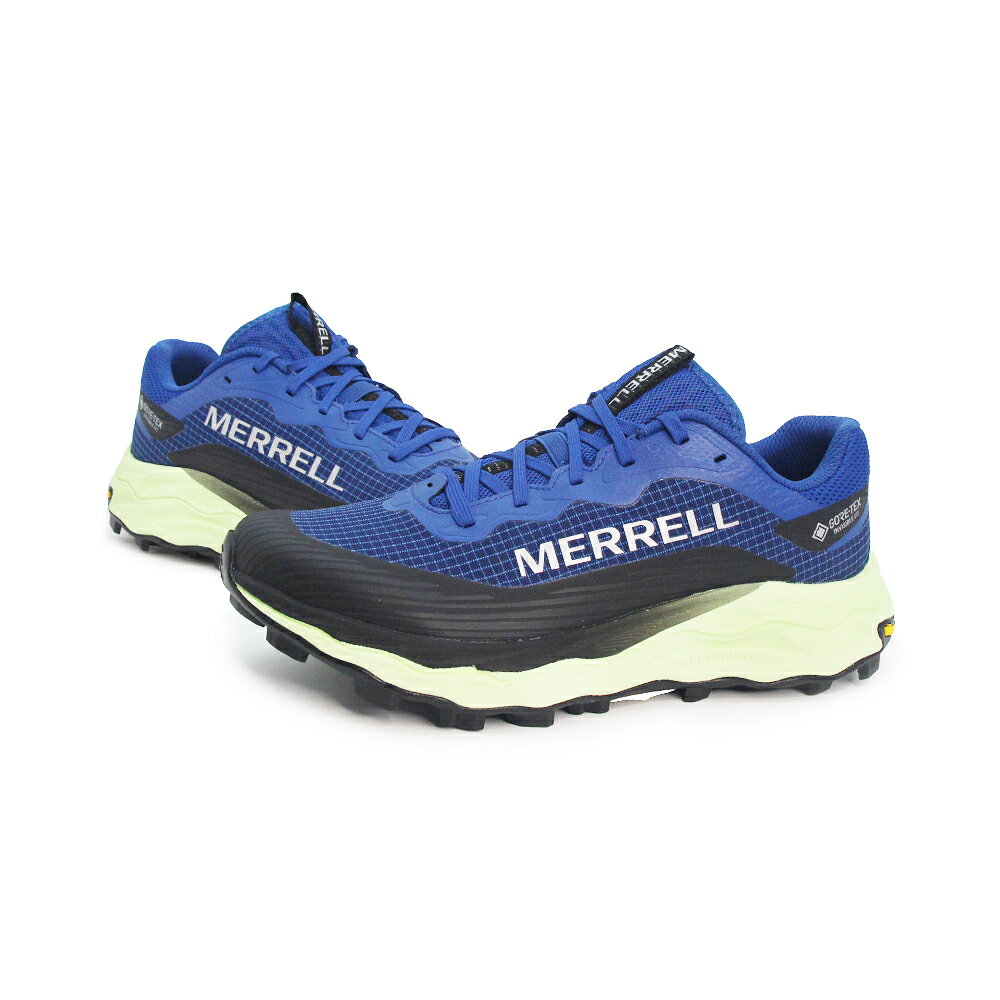 MERRELL(男)AGILITY PEAK 6 GTX 防水輕量戶外越野訓練鞋 男鞋-藍色 1