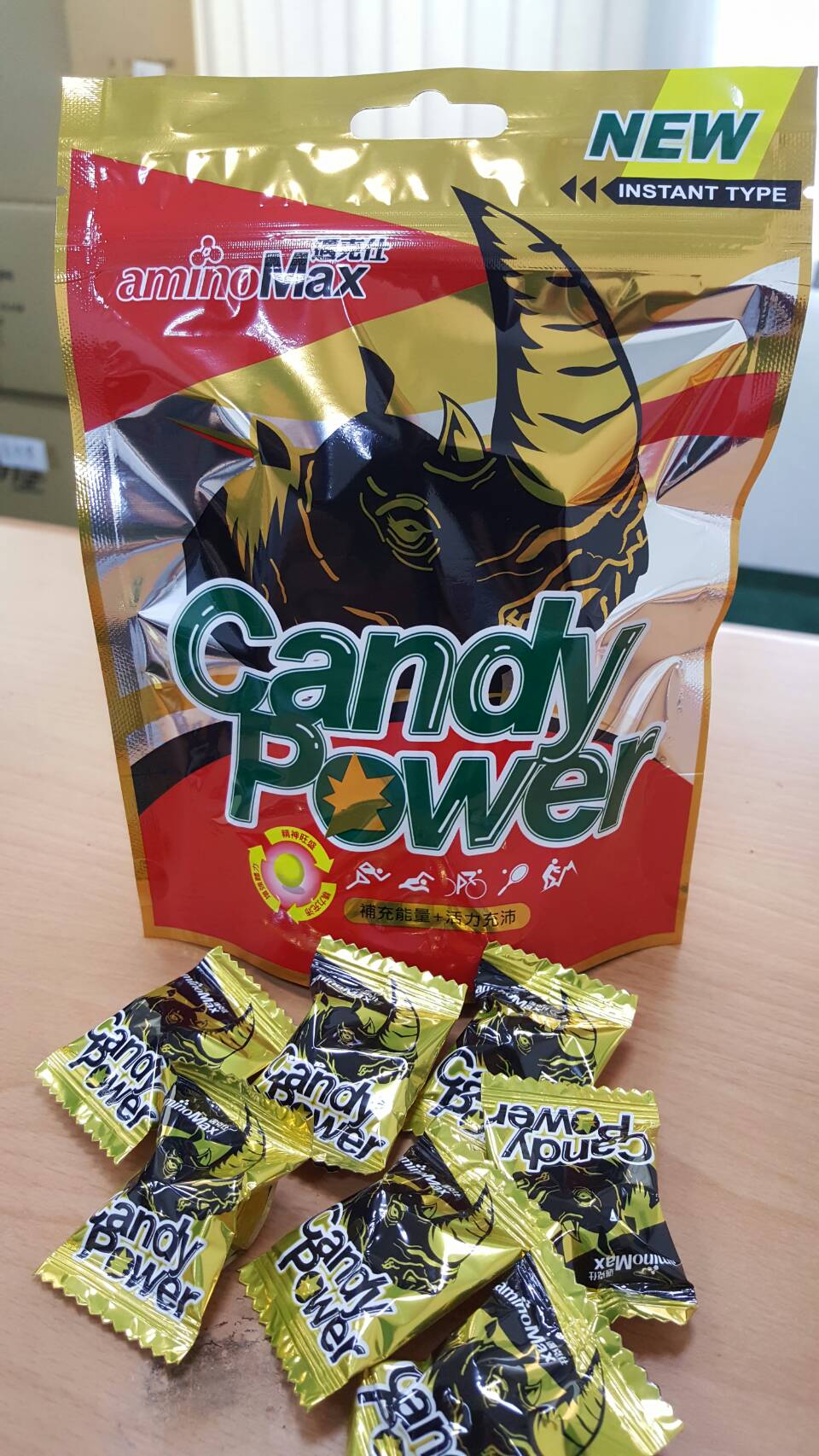 騎跑泳/勇者-邁克仕能量糖,維他命B.大約20顆.補充能量+活力充沛,2026/03/17.