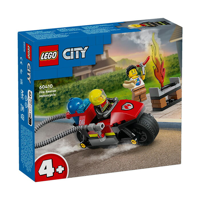 LEGO 樂高 CITY 城市系列 60410 消防救援摩托車 【鯊玩具】
