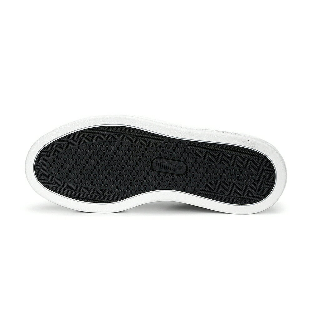 【PUMA】彪馬 Smash Platform v3 休閒鞋 黑白 女鞋 -39075804 2